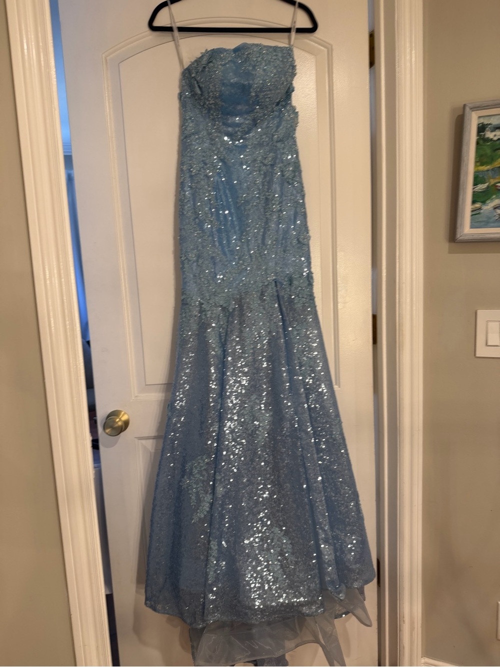 Beaded and Sequin Prom Dress - Picture 1 of 11